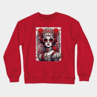 Queen of Hearts Crewneck Sweatshirt